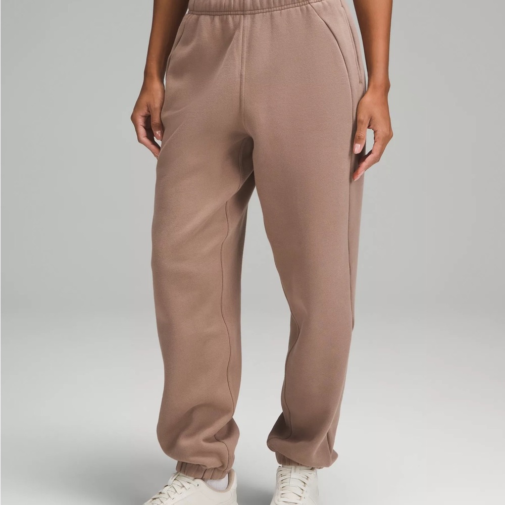 NWOT taupe joggers